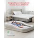 thumbnail image 2 of Cama de viaje inflable para niños pequeños QPAU con parachoques y bomba eléctrica, 2 of 7