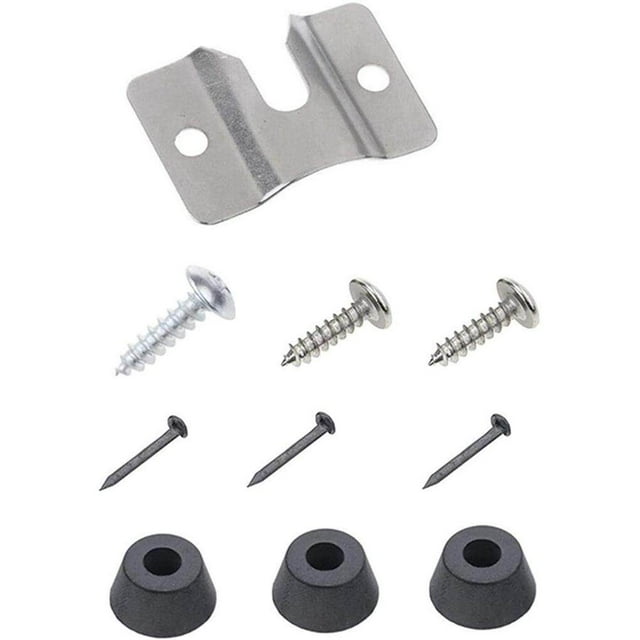 Ensemble de Cible de Fléchettes Kit de Montage Robuste Pratique Kit de Support en Acier Inoxydable Accessoires Suspendus Pratiques pour Placards de Maison Présentoir