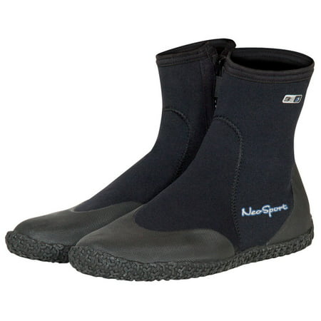 NeoSport Wetsuits Premium Neoprene 5mm Hi Top Zipper (Best Wetsuit Boots For Kitesurfing)
