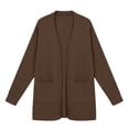 thumbnail image 6 of Lmnyox Women's Long Sleeve Cardigan Plain Open Front Cardigan Sweaters Casual Knit Cardigan with Pockets, 6 of 8