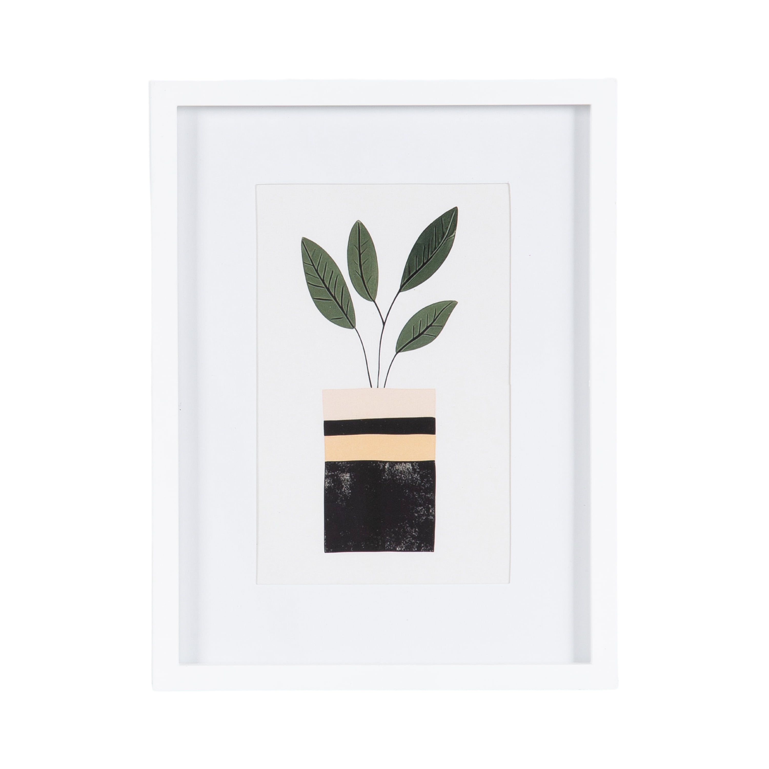 (2 pack) DesignOvation 6x8 Matted for 4x6 Linear White Decorative Tabletop Picture Frame