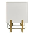 thumbnail image 6 of Pemberly Row Modern / Contemporary Wood 3-Cabinet TV Stand in White, 6 of 8