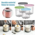 thumbnail image 5 of ICERUN 4Pcs Ice Cream Containers,Plastic Containers with Lids,Perfect Ice Cream Bowls for Homemade Treats, 5 of 5
