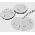 thumbnail image 4 of Inkdotpot Happy Holiday Bottle Tag Real Silver Foil Favor Hang Tags 100 Pack, 4 of 7