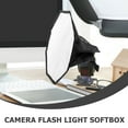 thumbnail image 3 of Camera Softbox Lighting Photography Camera Flash Lamp Softbox Flash Light Cover, 3 of 8