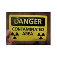 thumbnail image 3 of Danger Contaminated Area Nuclear Radiation Sign / Danger - Novelty Sign, 3 of 5