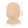 thumbnail image 2 of OULII Wooden Flagpole Topper Artistic Finials Beige Safety Enhancement 1Pack For Home Decor, 2 of 8