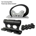 thumbnail image 3 of 2Pcs Bicycles Front Fork Mount Anti-corrosive Alloy Carrier Nylon Fast Release Heavy Duty Nylon Buckle Aluminium Alloy Rear Wheel Rack Carrier Silver, 3 of 8