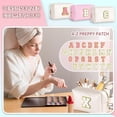 thumbnail image 3 of TOPEAST Artículos Preppy para Chicas, Neceser de Maquillaje con Iniciales de Chenilla y Letras, Neceser con Cremallera, Neceser Impermeable de Cuero PU, Regalo de Cumpleaños para Amigas y Hermanas (T, 3 of 5