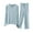 Light Blue, variant on Women's Pajama Set Womens Modal Pajama Sets Long Sleeve Sleepwear Soft Crew Neck Loungewear Two Piece Sets Women Woman Pajamas XL