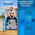 thumbnail image 6 of SereneLife Inflatable Cold Plunge Tub Ice Bath, 105 Gal One Person Ice Bath Tub with Lid, Drop Stitch PVC, Double Layer Seals, Heavy Duty Cold Plunge Therapy Recovery Pod for Athletes, 6 of 7