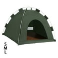 thumbnail image 3 of kurtrusly Tente Verte Résistante aux Rayures et Durable pour Chats Confort Extérieur L 48*48*42cm, 3 of 6