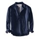 thumbnail image 1 of Blusa y camisa de manga larga con cuello alto para hombre, color liso, Cultivate Oneself, cuello alto, cubierta para la cabeza, camisa de manga larga para hombre, parte superior de poliéster, 1 of 4