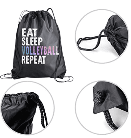 Volleyball Words Volleyball Sport Pack Cinch Sack 