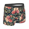 thumbnail image 4 of Uemuo Rose Flowers Pattern Men's Boxer Briefs,Trunk Anti-Chafing,Comfortable, Durable, and Stylish Underwear-, 4 of 9