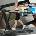 thumbnail image 5 of FYC 3.5HP 330LBS Weight Capacity Folding Treadmills with Auto Incline Foldable Electric Treadmill Running Machine  Bluetooth APP Heart Rate Sensor Workout Running Machine Walking Exercise, 5 of 9