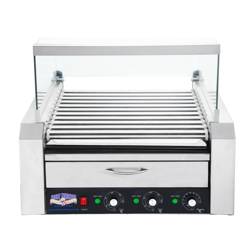 Great Northern 11 Roller Grilling Machine Bun Warmer Cover 30 Hot Dogs