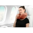 thumbnail image 3 of Brookstone Travel Neck Pillow Soft Contoured Head Neck Support Memory Foam Travel Pillow for Travel, 3 of 5