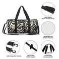 thumbnail image 4 of Balery Abstract Cat Faces Pattern Bolsa de Gimnasio para Mujeres y Hombres, Bolsa de Viaje Impermeable, Bolsa de Fin de Semana con Compartimento para Zapatos y Bolsillo Húmedo, 4 of 6