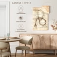 thumbnail image 4 of Elephant Stock Stethoscope Wall Art - Vertical Multi Panel Canvas - Living Room Wall Decor - Profession Multi Panel - Beige And Black Decor By Cornel Vlad - 28" x 45", 4 of 4