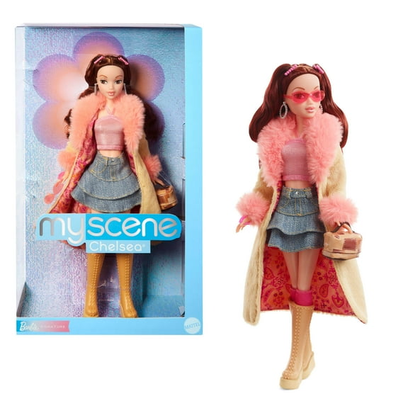 Barbie Signature My Scene Collector Chelsea Doll in Y2K-Inspired Outfit with Premium Accessories