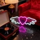 thumbnail image 5 of Luz de neón con forma de corazón de San Valentín | Decoración LED rosa o roja | Alimentación por USB y pilas | Decoración para fiestas en interiores y exteriores, 5 of 6