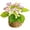 purple, variant on Tiezhimi Rattan Flower Potted Plant (with Pot) Multi Color Desktop Flower Ornament, Artificial Outdoor Plants for Home Indoor Farmhouse Table Wedding Centerpiece Decor