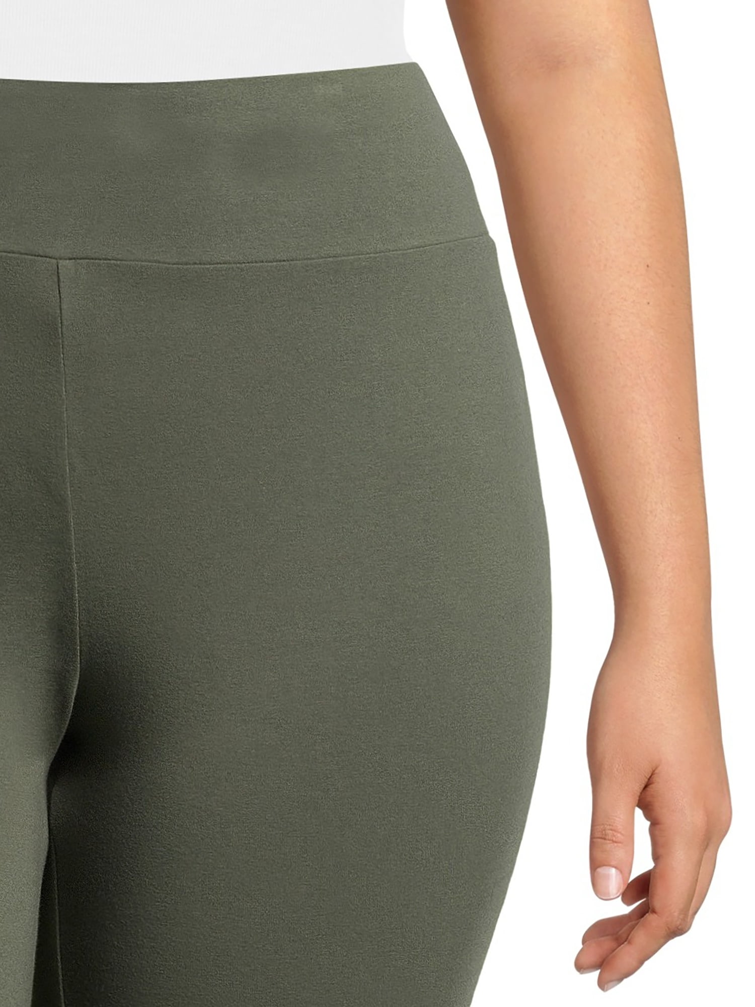 Terra & Sky Women's Plus High Waist Full Length Leggings, Sizes 0X-5X