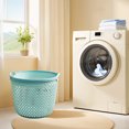 thumbnail image 4 of Laundry Baskets Plastic Round,Washing Basket Clothes Hamper,Laundry Hamper for Home,Storage Basket with Handles,Bedroom Basket Dirty Cloth Basket Clothes Laundry Hamper Hollow Storage Rack, 4 of 9