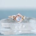 thumbnail image 1 of Hecate Triple Moon Ring Set Amethyst o Red Crystal Wedding Ring Unique Moon Goddess Anillos para mujeres Regalo gótico Tan Jianjun unisex, 1 of 2