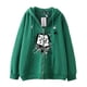 thumbnail image 1 of Dark hip-hop gótico Harajuku Y2k calavera marca impresa cremallera Sudadera con capucha hombres y mujeres Harajuku chaqueta sudadera, 1 of 4