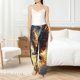thumbnail image 4 of Balery Golden Sky Bald Eagle Pantalones de pijama para mujer, pijamas ultraligeros, pantalones de estar por casa-Medium, 4 of 6