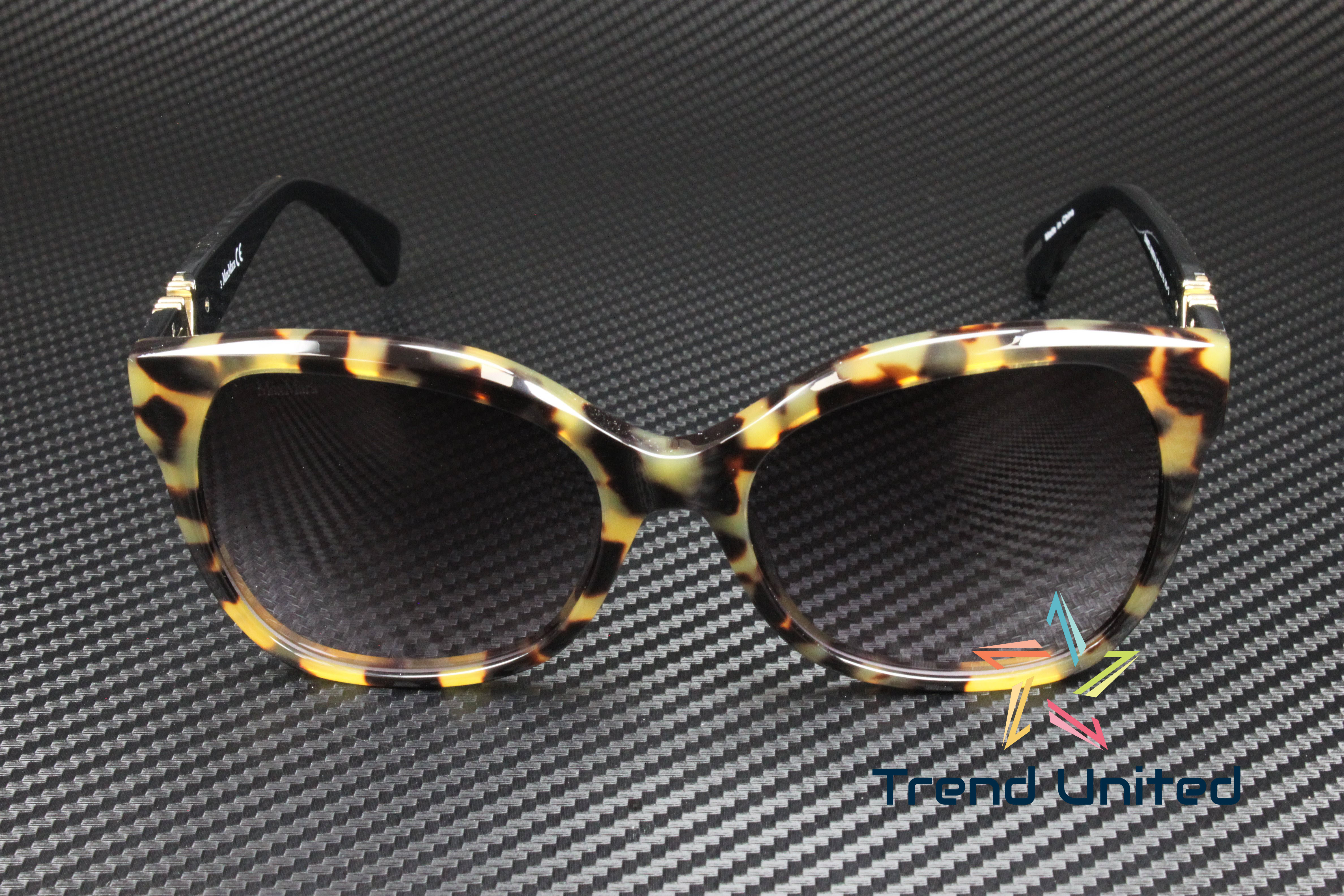 New MaxMara Emme3 Sunglasses MM0014 Dark Havana Tortoise 56mm Butterfly Oversize Max Mara sunglasses - Mia Burton main image 2