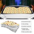 thumbnail image 3 of Kdxio Tropical Fruits Print Front Windshield Sun Shade,Folding Auto Sunshade for Car Truck SUV-Small, 3 of 5