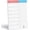 Red and Blue, variant on Fruity Weekly Meal Planner and Grocery List Magnetic Notepad. 7x10” Meal Planning Pad with Tear Off Shopping List. Plan Weekly Menu Food for Weight Loss or Dinner List for Family!