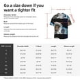 thumbnail image 5 of Kdxio Men'S Hawaiian Shirt For Men Short Sleeve Shirt Cat Astronaut Summer Casual Holiday Beach Button Down T-Shirts, 5 of 5