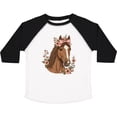 thumbnail image 3 of Inktastic Horse Girl Flowered Cute Girls Toddler T-Shirt, 3 of 5