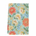 thumbnail image 2 of Turquoise Flowers Kitchen Towels Set of 1, Country Vintage Chic Flowers Vines Absorbent Dish Towels for Kitchen, Microfiber Hand Towel, Quick Drying Tea Towel for Cleaning Decorative Dishcloths, 2 of 7