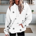 thumbnail image 2 of Bovemsi Sweatshirt for Women Oversized Lightweight Puff Pullover Tops Long Sleeve Casual Fall Winter Clothes Comfort Hoodie, 2 of 9