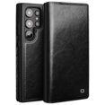 thumbnail image 1 of QIALINO Compatible with Samsung Galaxy S24 Ultra Phone Case Wallet Flip Stand Phone Protective Cover Genuine Leather, 1 of 5