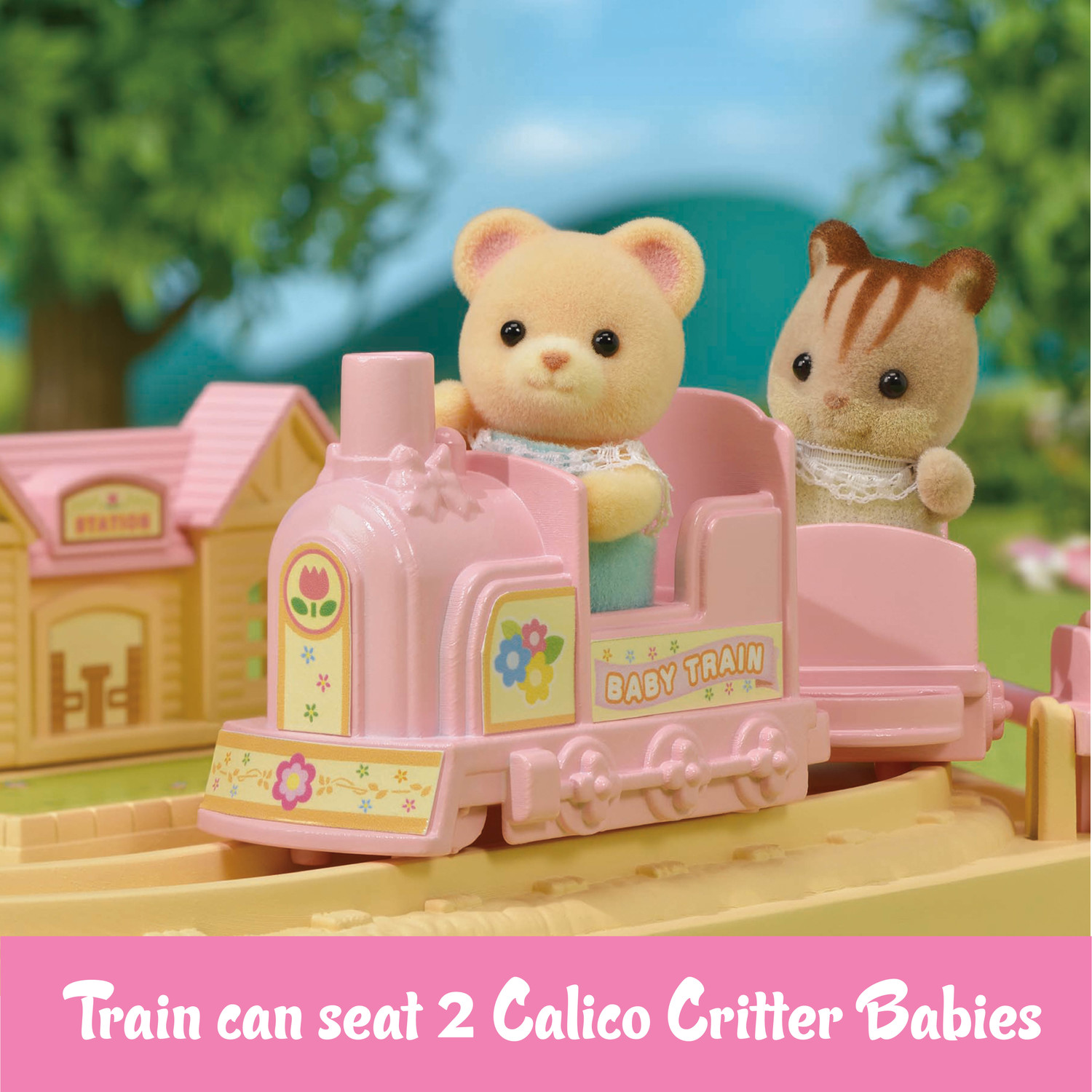 Calico Critters Baby Choo Choo Train, Dollhouse Playset with Figure - image 5 of 5