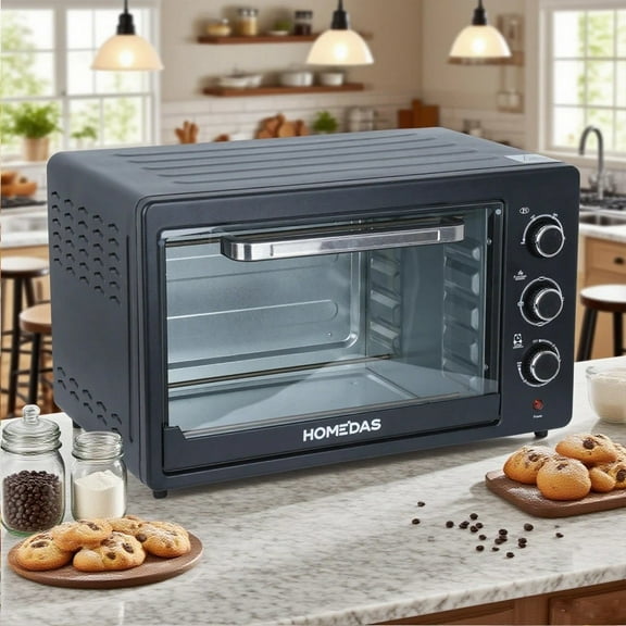 38L Countertop Toaster Oven with 8 Smart Cooking Functions, Air Fry, Roast, Broil, Bake, Toast, Reheat, Dehydrate, Whole Roast
