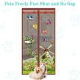 thumbnail image 4 of Magnetic Screen Door,Keep Bugs Out,Windmill Print, Breeze in - Self-Seal Magnets, Retractable Mesh Net Closure -100x210CM, 4 of 5
