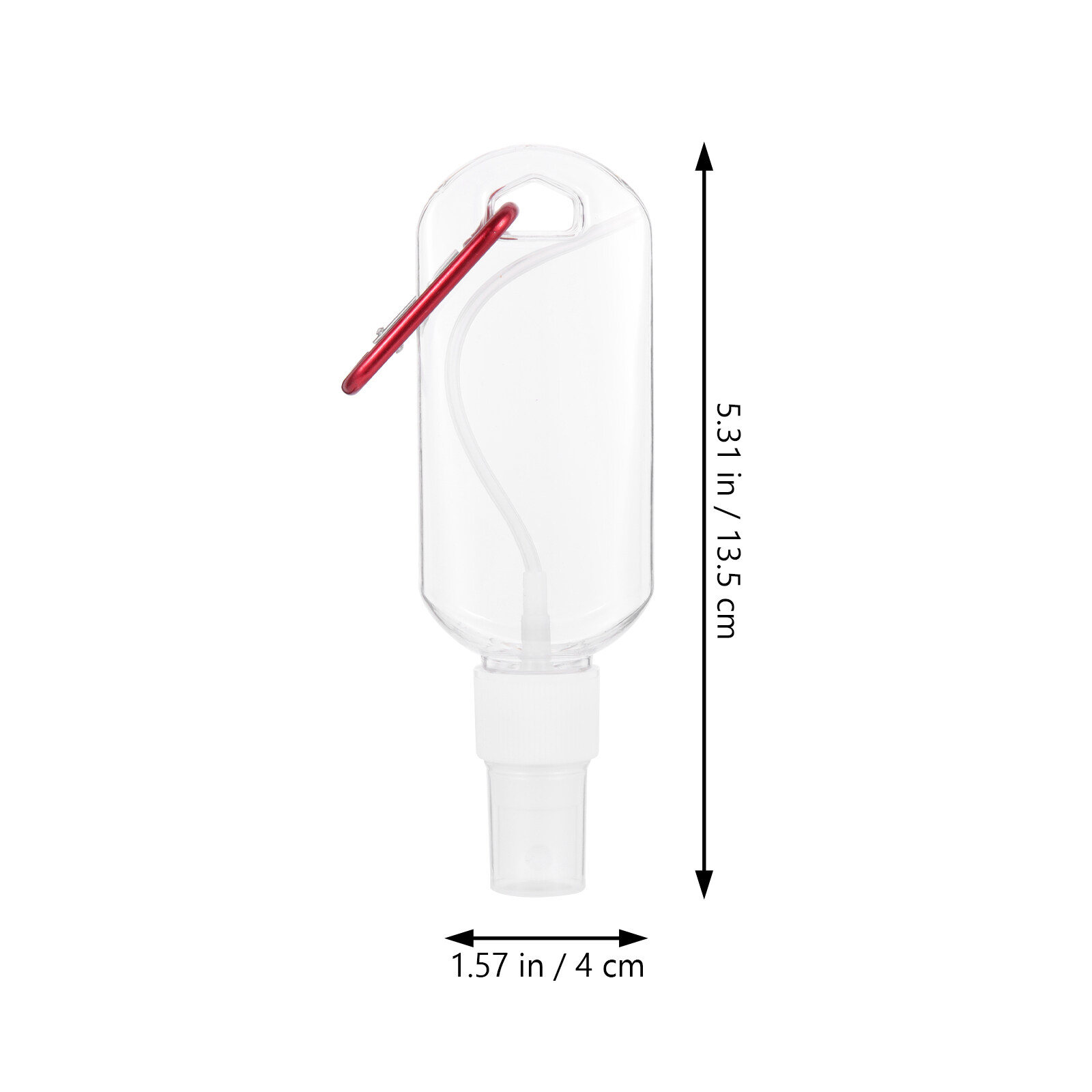 6Pcs Empty Spray Bottles Carabiner Design Spray Bottles Practical Mist Spray Bottles Travel