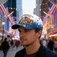 thumbnail image 6 of NIEWTR 250 Anniversary USA Hat Adjustable United States 250th Anniversary Hat 1776-2026 Embroidery USA Baseball Cap Men Women(B,One Size), 6 of 9