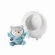 thumbnail image 3 of Reloj despertador con luz nocturna 2 en 1 con forma de oso de ensueño, luz de noche con cambio de color, luz de estrellas, música suave y ruido blanco, equipamiento para bebés desde el, 3 of 6