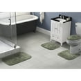 thumbnail image 2 of Garland Rug Finest Luxury Washable Bath Set, 4 Piece Set (2 Bath Rugs, Contour, & Lid) Deep Fern, 2 of 6