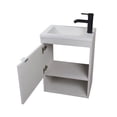 thumbnail image 4 of Esatto® Mueble Baño Pequeño Bleu-n Lavabo Llave Desagües Color Siberia N, 4 of 7