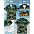 thumbnail image 6 of School Bus Hawaiian Shirt, Short-Sleeve Aloha Shirt for Teachers, Students, and Bus Lovers, Unique Beach Shirt, Meaningful Birthday Gift, 6 of 8