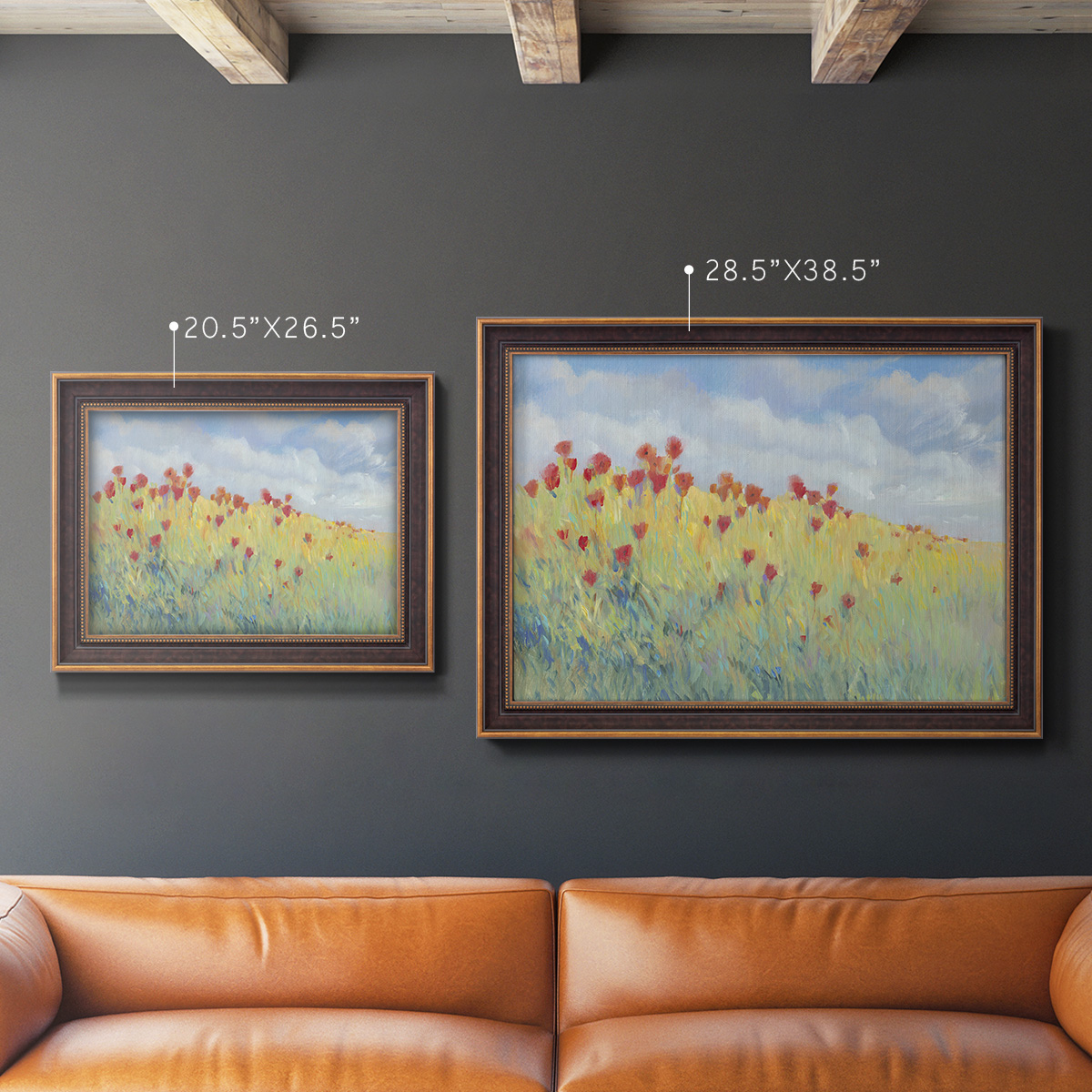 Summer Breeze Meadow I Premium Framed Canvas- Ready to Hang
